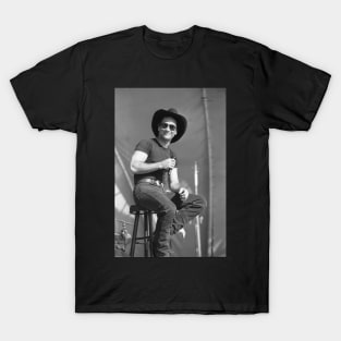 Clint Black BW Photograph T-Shirt